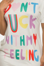 Load image into Gallery viewer, Don’t F/W My Feelings T-Shirt Dress
