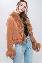 Load image into Gallery viewer, Jordyn Faux Fur Corduroy Jacket
