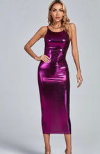 Load image into Gallery viewer, Barbie Metallic Maxi Dress
