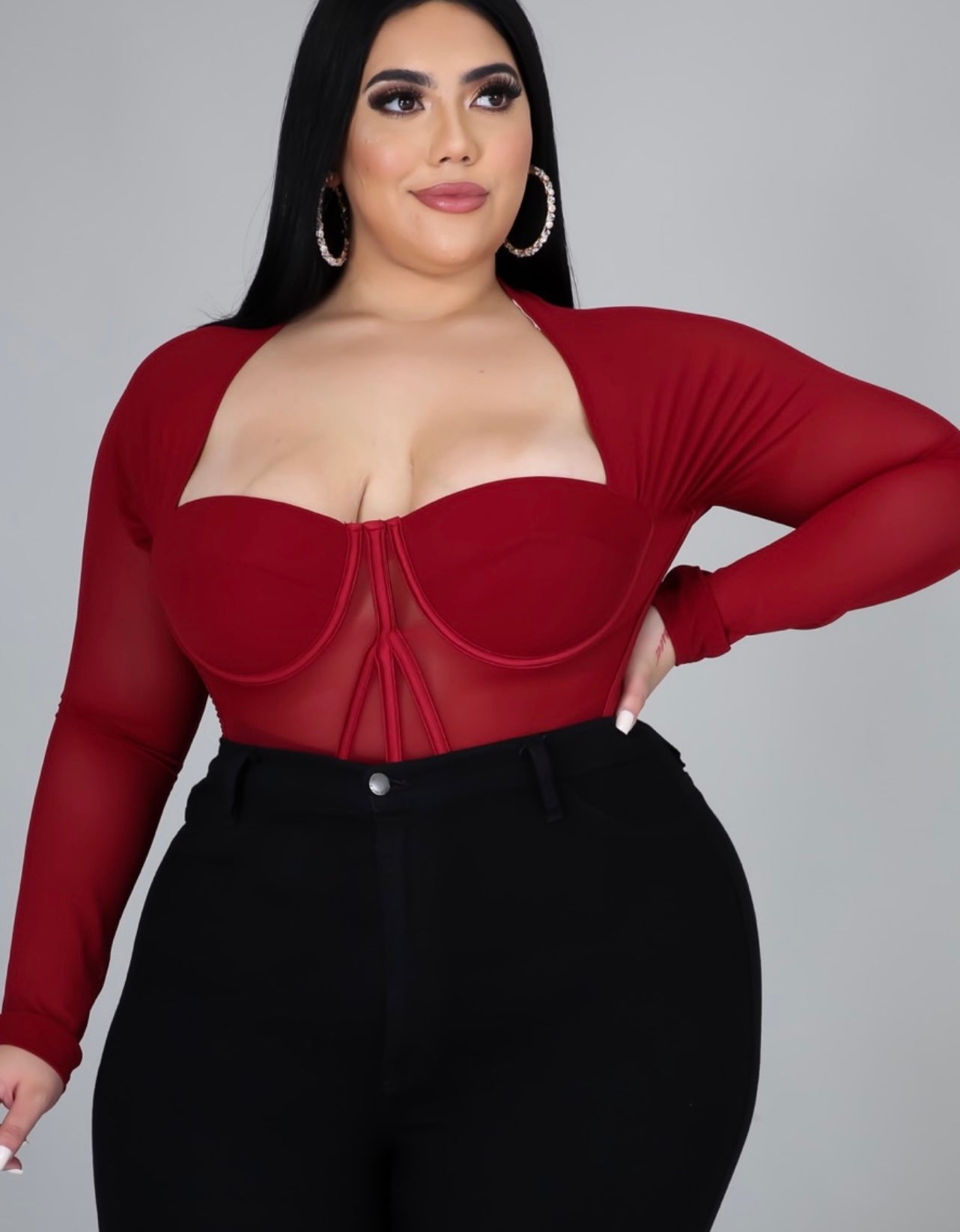 Red Affect Corset Top