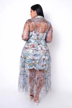Load image into Gallery viewer, Enchanted Garden Mini Dress + Cover Up
